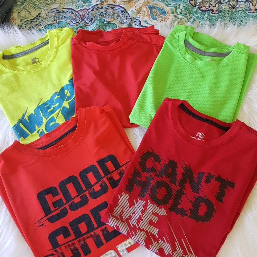 Starter & Athletic Boy's 5 Tee Bundle